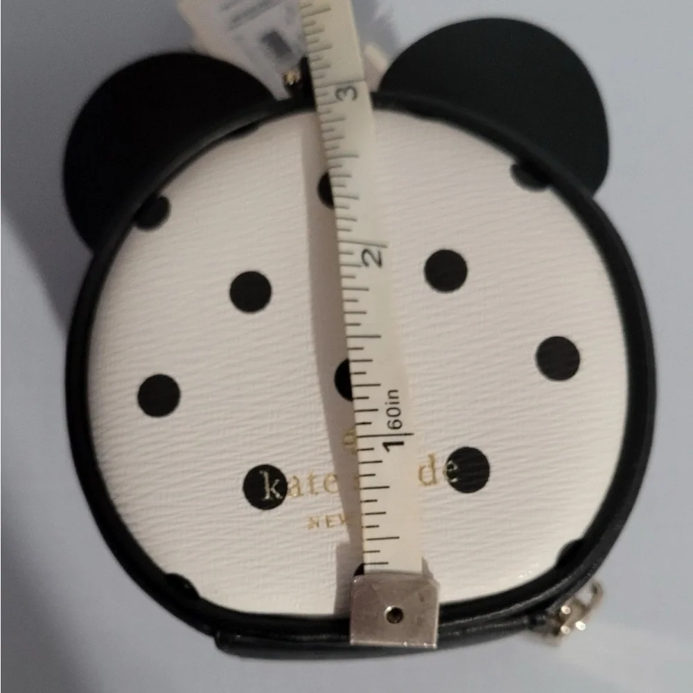 Kate spade X Disney Minnie Mouse NWOT Coin Purse, Keychain, BAGCHARM White Multi - Picture 7 of 11